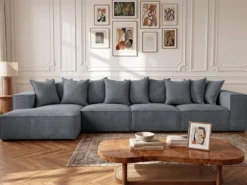 Designer Ecksofa Largo Maxi in Cord
