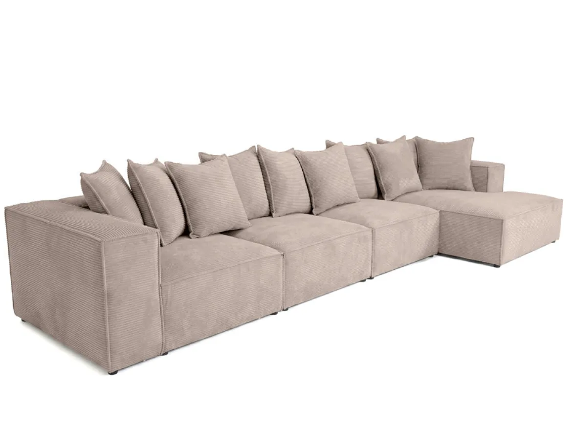 Designer Ecksofa Largo Maxi in Cord