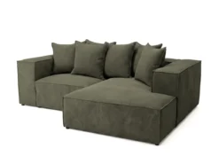 Designer Ecksofa Largo Mini in Cord