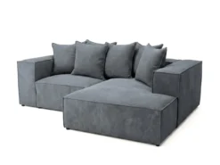 Designer Ecksofa Largo Mini in Cord