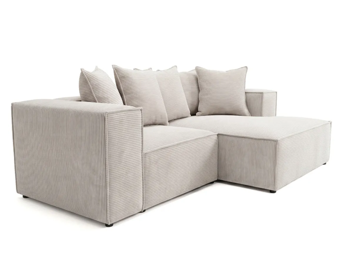 Designer Ecksofa Largo Mini in Cord
