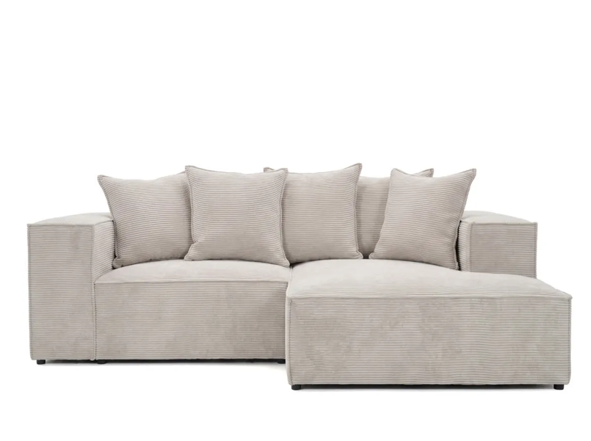 Designer Ecksofa Largo Mini in Cord