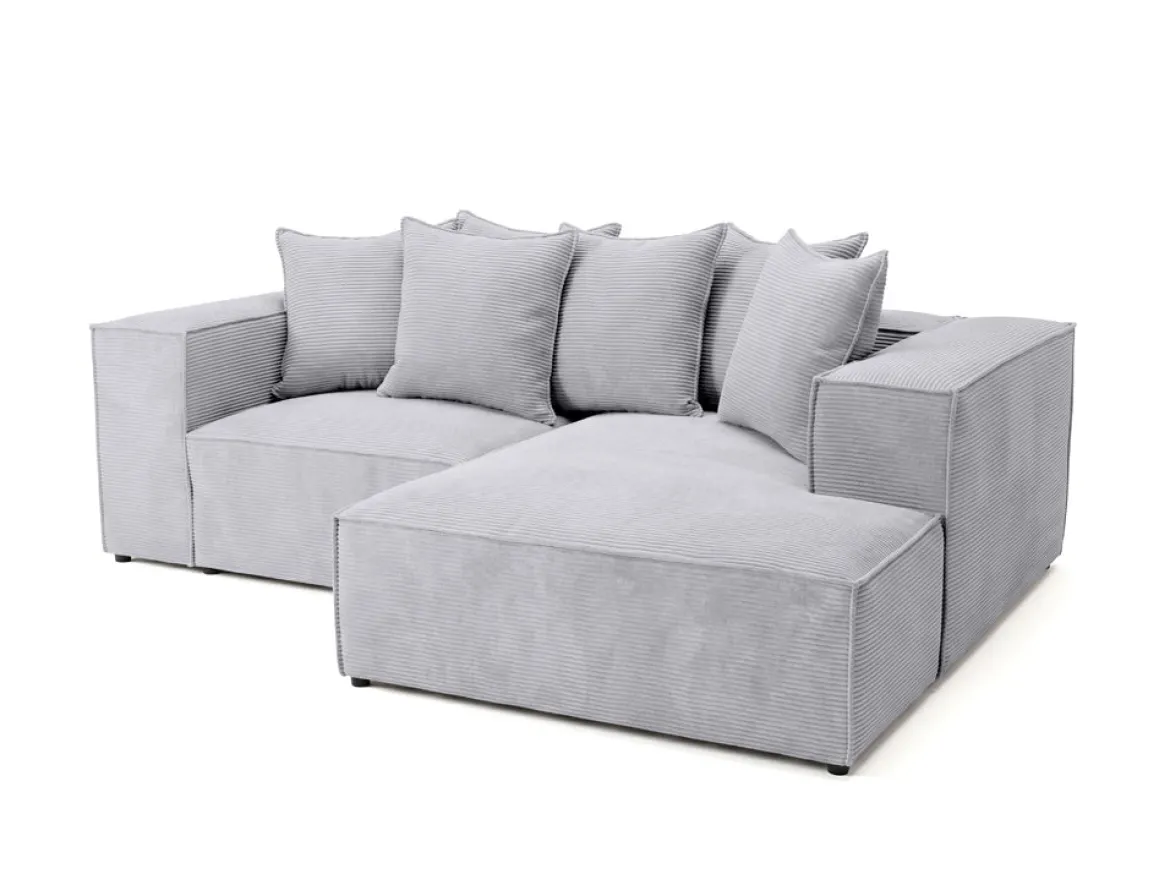 Designer Ecksofa Largo Mini in Cord