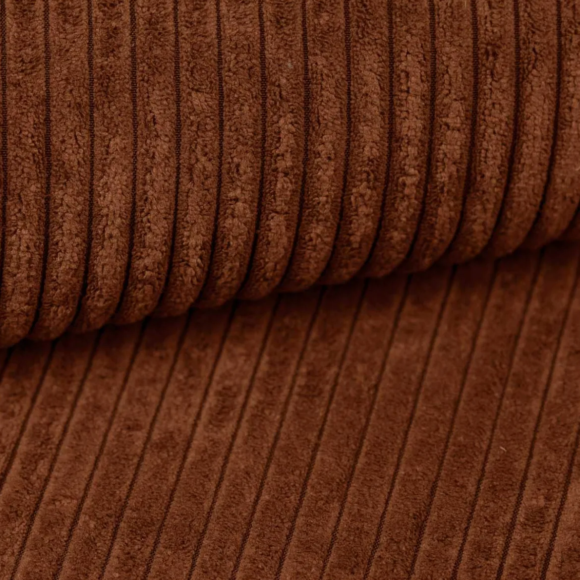 Designer Ecksofa Lazy geschlossen in Cord