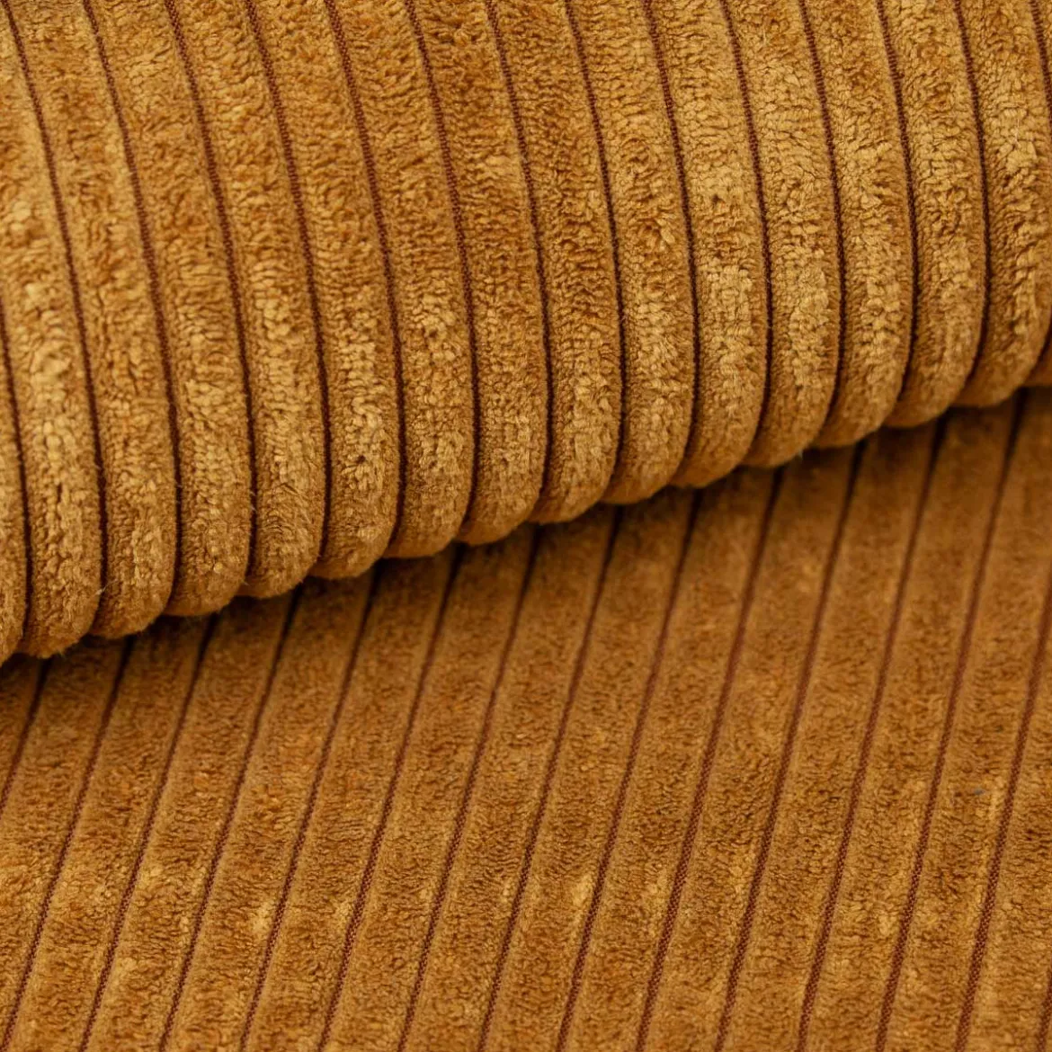 Designer Ecksofa Lazy geschlossen in Cord