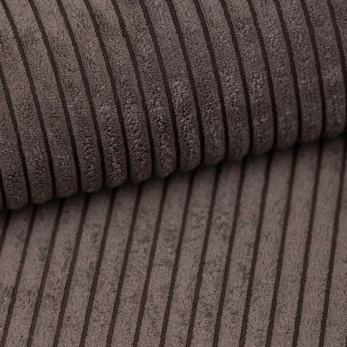 Designer Ecksofa Lazy geschlossen in Cord