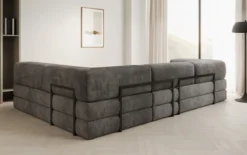 Designer Ecksofa Lazy in Cord