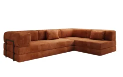 Designer Ecksofa Lazy in Cord