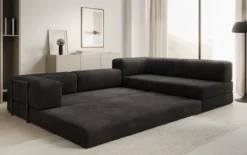 Designer Ecksofa Lazy in Cord
