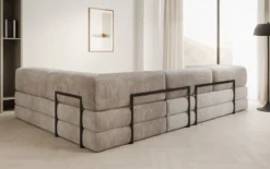 Designer Ecksofa Lazy in Cord