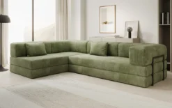 Designer Ecksofa Lazy in Cord