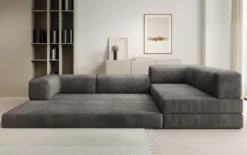 Designer Ecksofa Lazy in Cord
