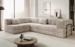 Designer Ecksofa Lazy in Cord