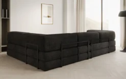 Designer Ecksofa Lazy in Cord