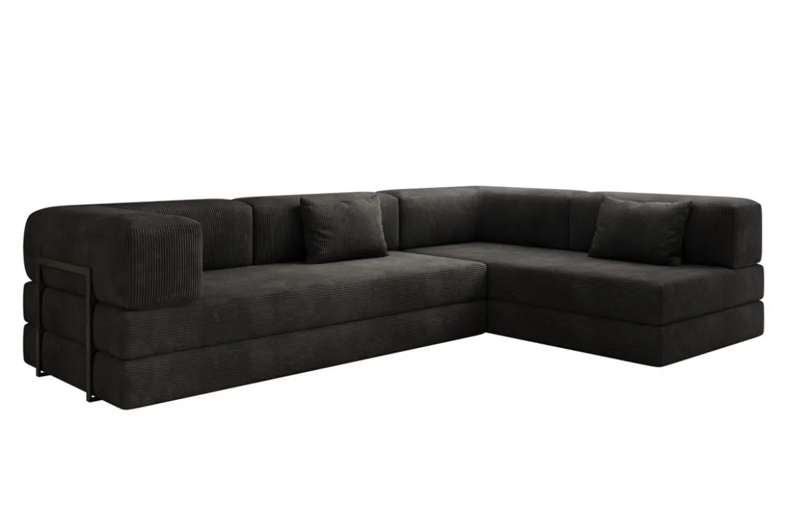 Designer Ecksofa Lazy in Cord