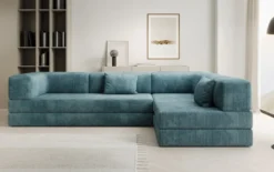 Designer Ecksofa Lazy in Cord