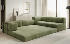Designer Ecksofa Lazy in Cord