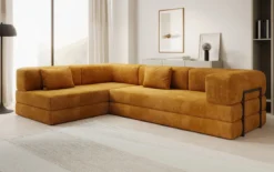 Designer Ecksofa Lazy in Cord
