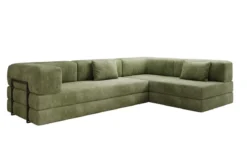 Designer Ecksofa Lazy in Cord