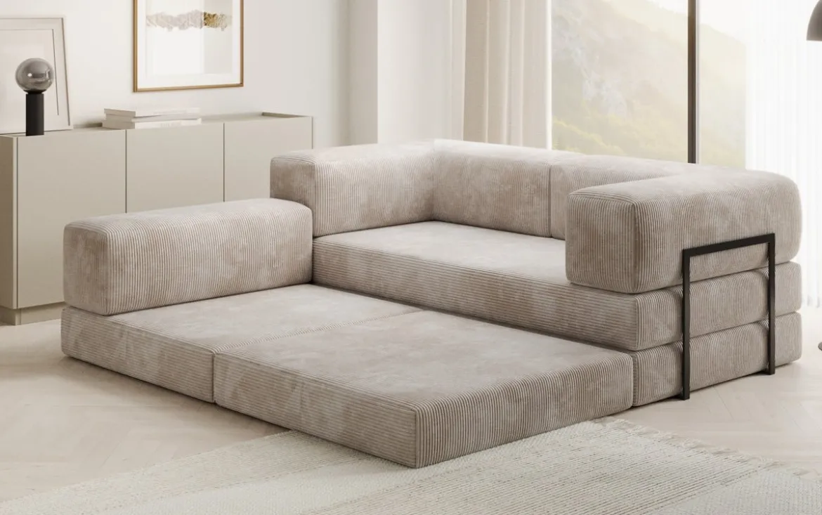 Designer Ecksofa Lazy Mini in Cord