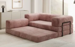 Designer Ecksofa Lazy Mini in Cord