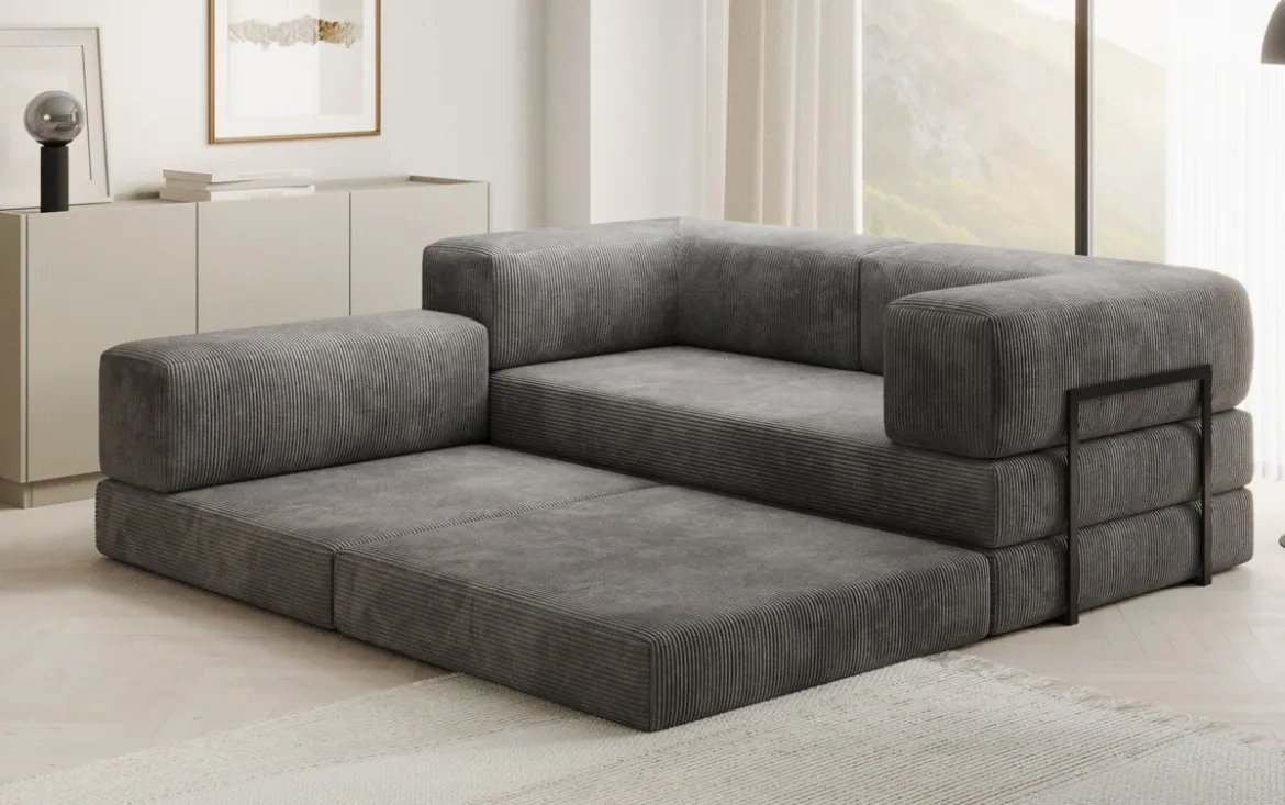Designer Ecksofa Lazy Mini in Cord