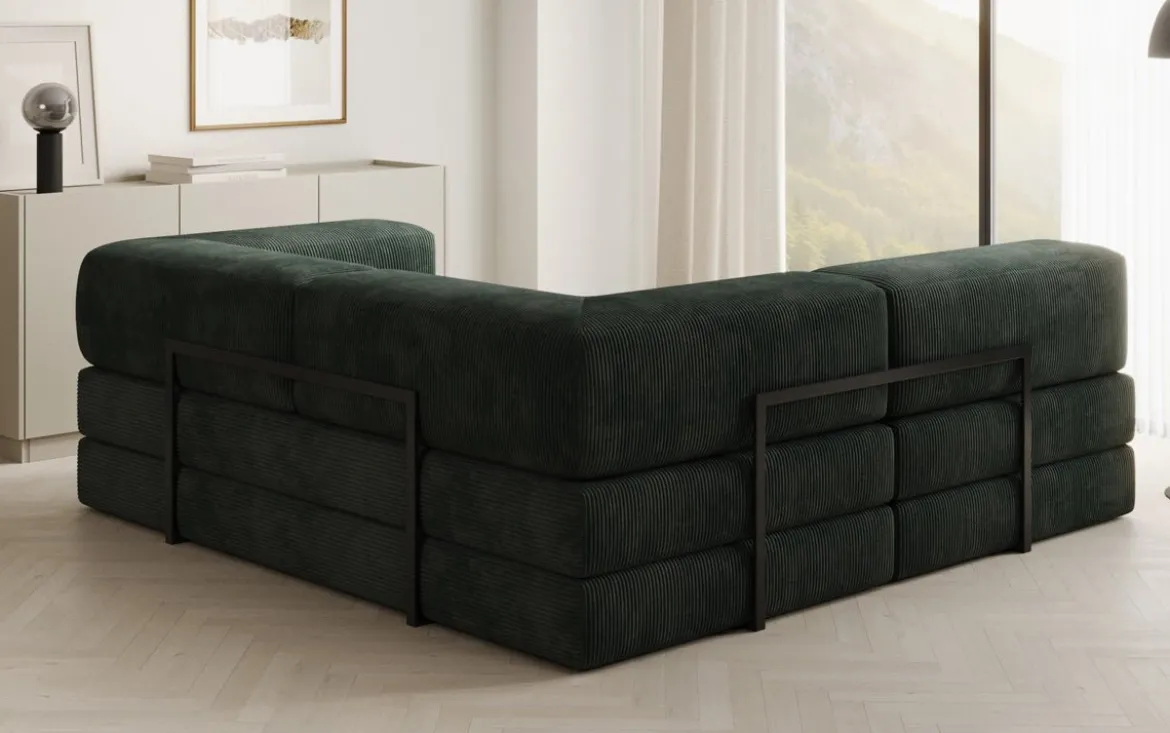 Designer Ecksofa Lazy Mini in Cord