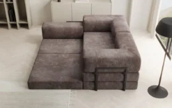 Designer Ecksofa Lazy Mini in Cord