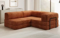Designer Ecksofa Lazy Mini in Cord