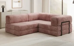 Designer Ecksofa Lazy Mini in Cord