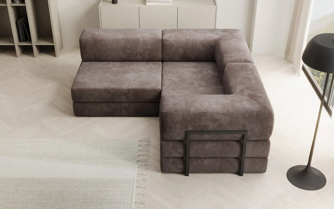 Designer Ecksofa Lazy Mini in Cord