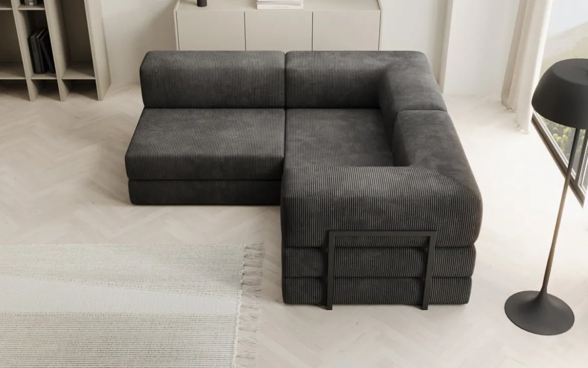 Designer Ecksofa Lazy Mini in Cord