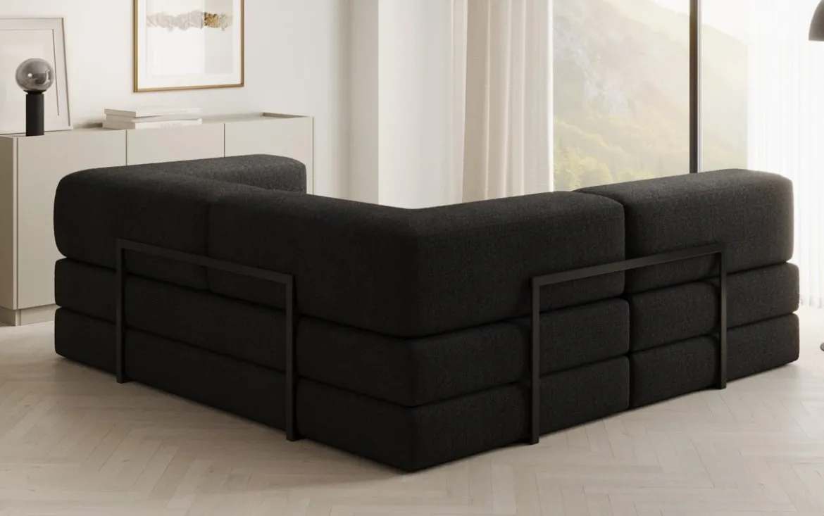 Designer Ecksofa Lazy Mini in Bouclé