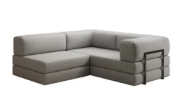 Designer Ecksofa Lazy Mini in Bouclé