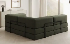 Designer Ecksofa Lazy Mini in Bouclé