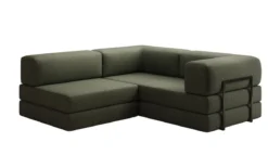 Designer Ecksofa Lazy Mini in Bouclé