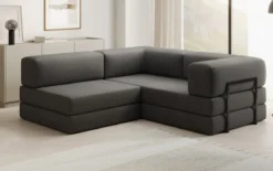 Designer Ecksofa Lazy Mini in Bouclé