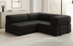 Designer Ecksofa Lazy Mini in Bouclé