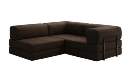 Designer Ecksofa Lazy Mini in Bouclé