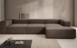 Designer Ecksofa Lesley in Bouclé