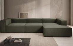 Designer Ecksofa Lesley in Bouclé
