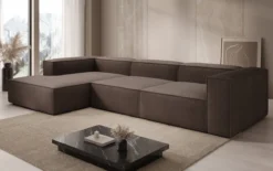 Designer Ecksofa Lesley in Bouclé