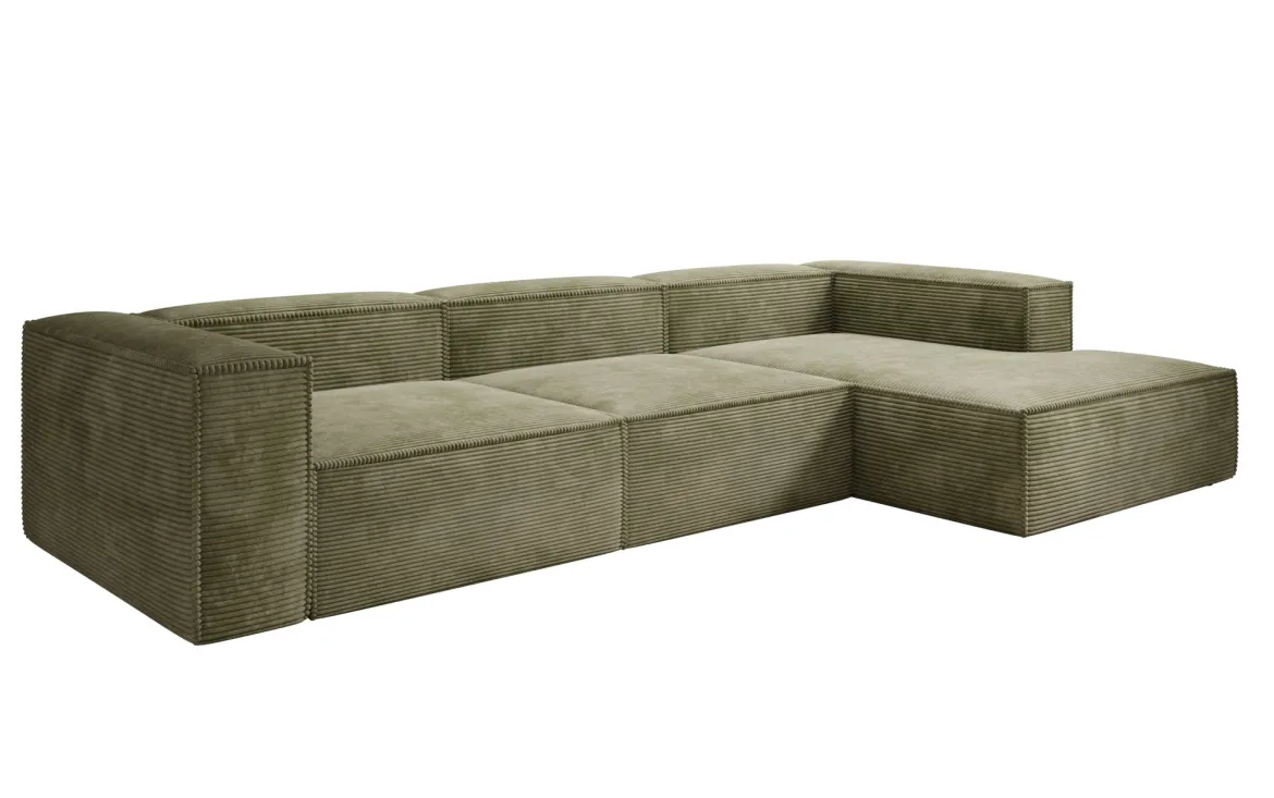 Designer Ecksofa Lesley in Cord