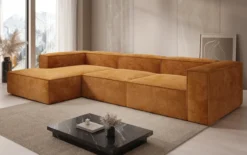 Designer Ecksofa Lesley in Cord