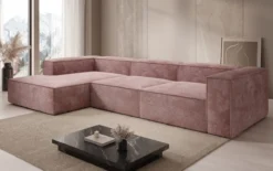 Designer Ecksofa Lesley in Cord