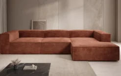 Designer Ecksofa Lesley in Cord