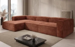 Designer Ecksofa Lesley in Cord