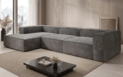 Designer Ecksofa Lesley in Cord