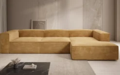 Designer Ecksofa Lesley in Cord