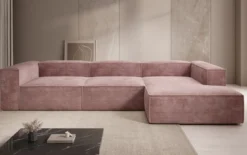 Designer Ecksofa Lesley in Cord